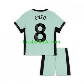Fußballtrikots Chelsea Enzo Fernandez 8 Kinder Ausweich Trikotsatz 2023-2024